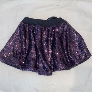 Sequin Purple Skirt